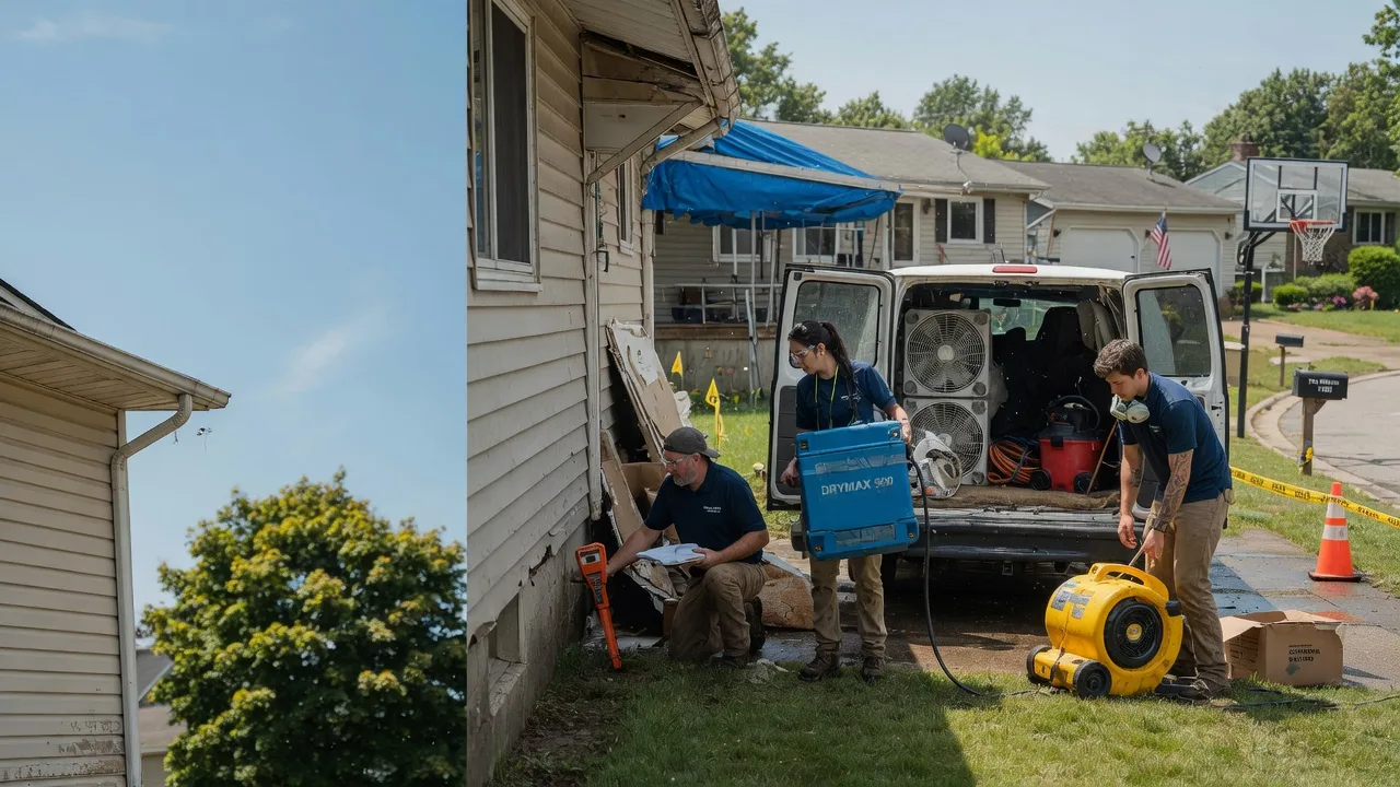 Ceiling Leak Cleanup in Avon, OH near me