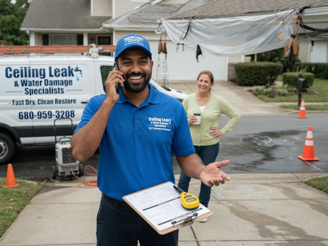 Ceiling Leak Cleanup Avon, OH FAQs